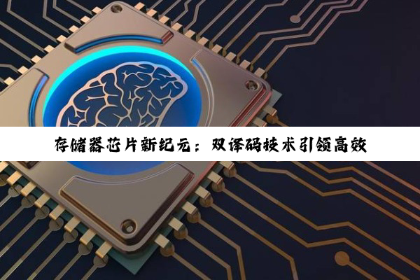 存储器芯片新纪元：双译码技术引领高效存储与AI应用新热点