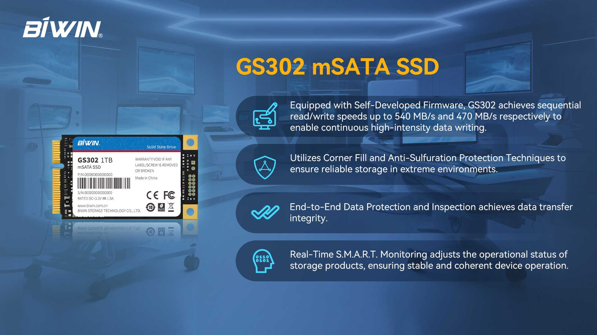 KAIYUN GS302 mSATA SSD